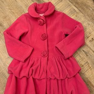 Copper Key Fleece tiered dress coat